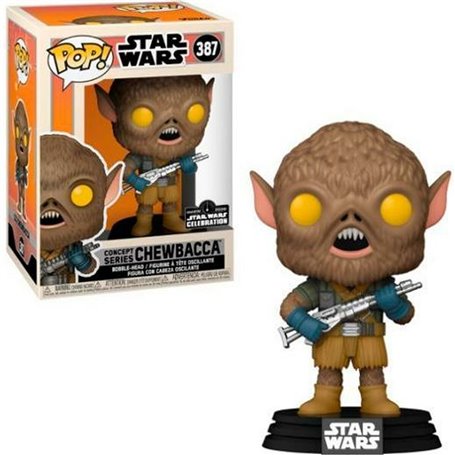 Figurine daction Funko POP STAR WARS CONCEPT CHEWBACCA SERIES EXCLUSIV