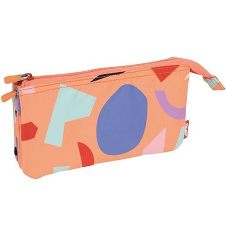 Trousse d'écolier Milan Animals Orange 22 x 12 x 4 cm