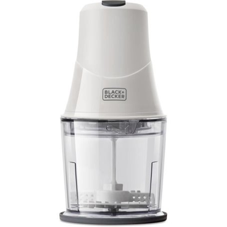 BLACK & DECKER BXCH260E Mini hachoir - 260W - Avec accessoires - Blanc