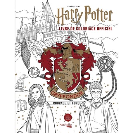 Harry Potter - Gryffondor - le livre de coloriage officiel