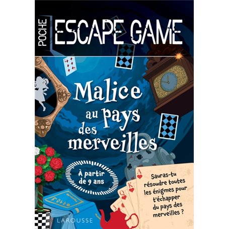 Escape game de poche junior : Malice au pays des Merveilles