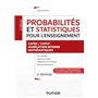 Probabilités et statistiques pour l'enseignement - CAPES, CAPLP, Agrégation