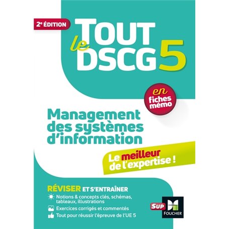 Tout le DSCG 5 - Management des systèmes d'informations - Révision et entraînement