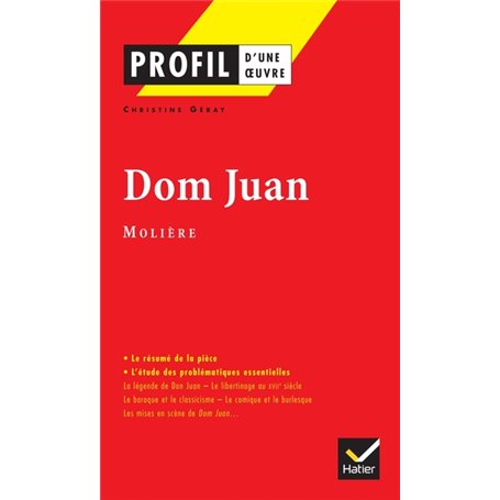 Profil - Molière : Dom Juan