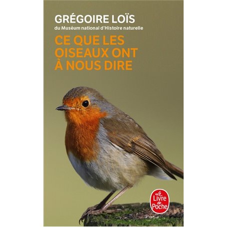 Ce que les oiseaux ont à nous dire