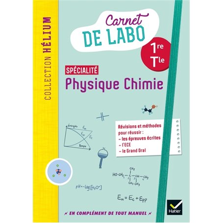 Physique chimie 1re/Tle - Éd. 2020 - Carnet de labo élève