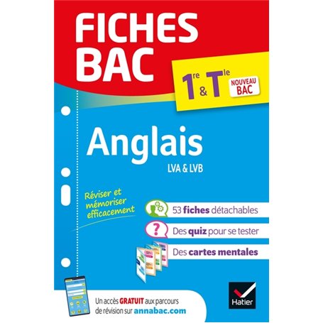 Fiches bac Anglais 1re/Tle - Bac 2024