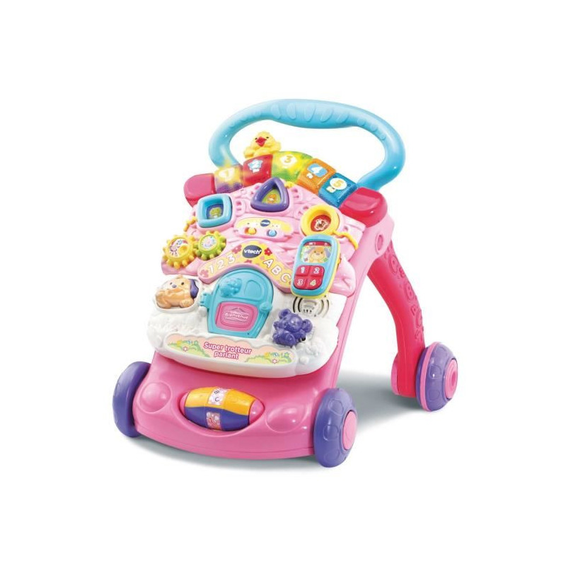 Vtech Super Trotteur Parlant 2 En 1 Rose