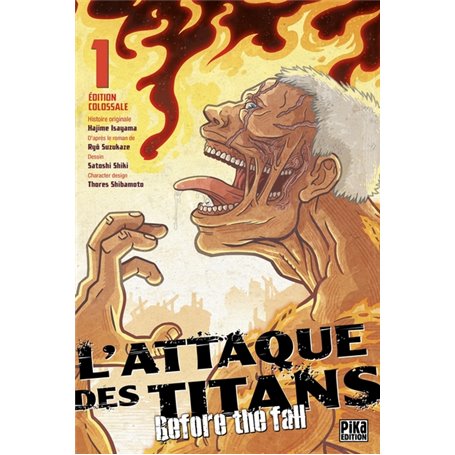 L'Attaque des Titans - Before the Fall Edition Colossale T01