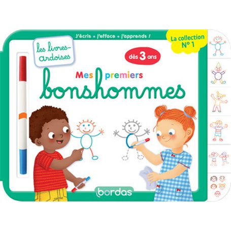 Les livres-ardoises - Mes premiers bonshommes
