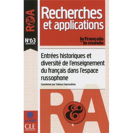 Recherche et application - numéro 63