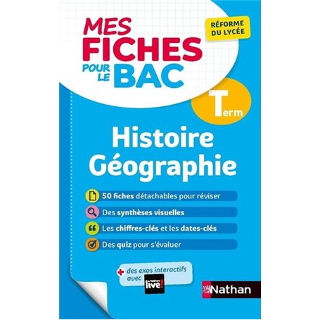 Mes Fiches pour le BAC Histoire Géographie Term