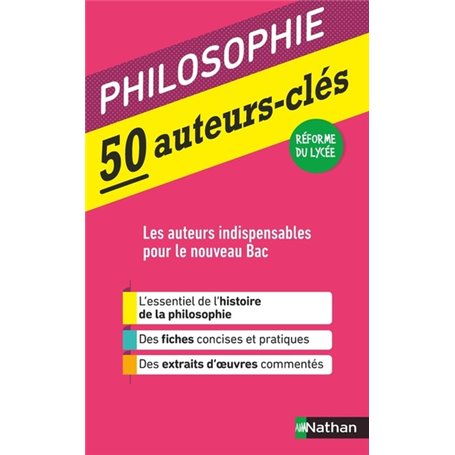 50 auteurs-clés - Philosophie