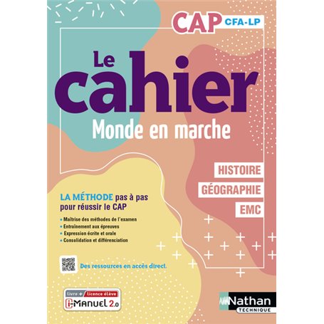 Histoire et Géographie EMC - CAP (Le monde en marche) Livre + licence élève - 2023