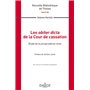 Les obiter dicta de la Cour de cassation - Étude de la jurisprudence civile - Volume 186