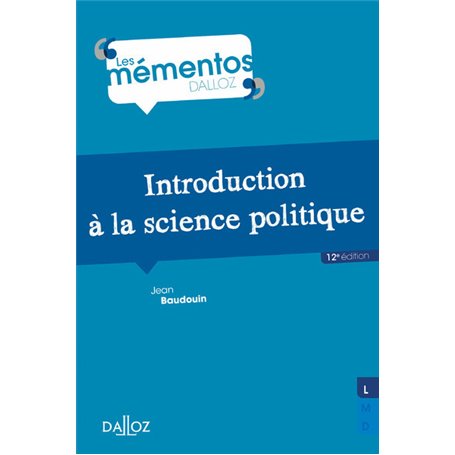 Introduction à la science politique. 12e éd.