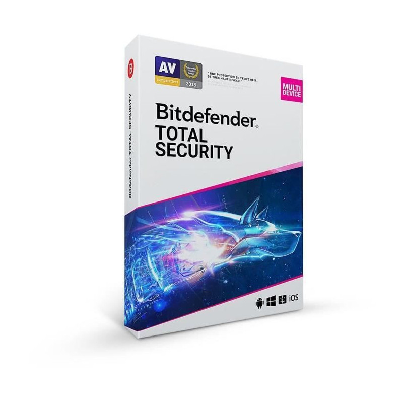 Bitdefender Total Security 2020 - 10 appareils - 2 ans