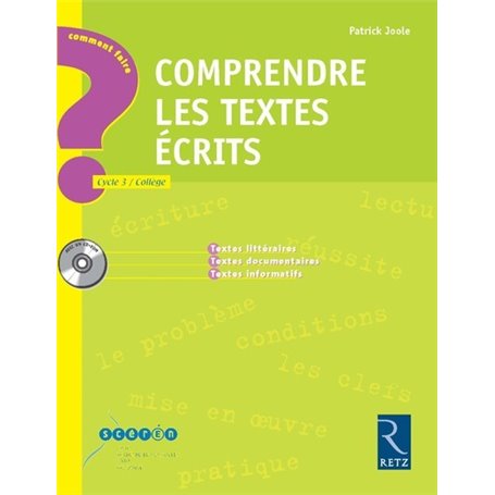 Comprendre des textes écrits (+ CD-Rom)