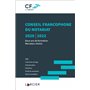 Conseil francophone du notariat 2020-2022 - Deux ans de formation - Morceaux choisis