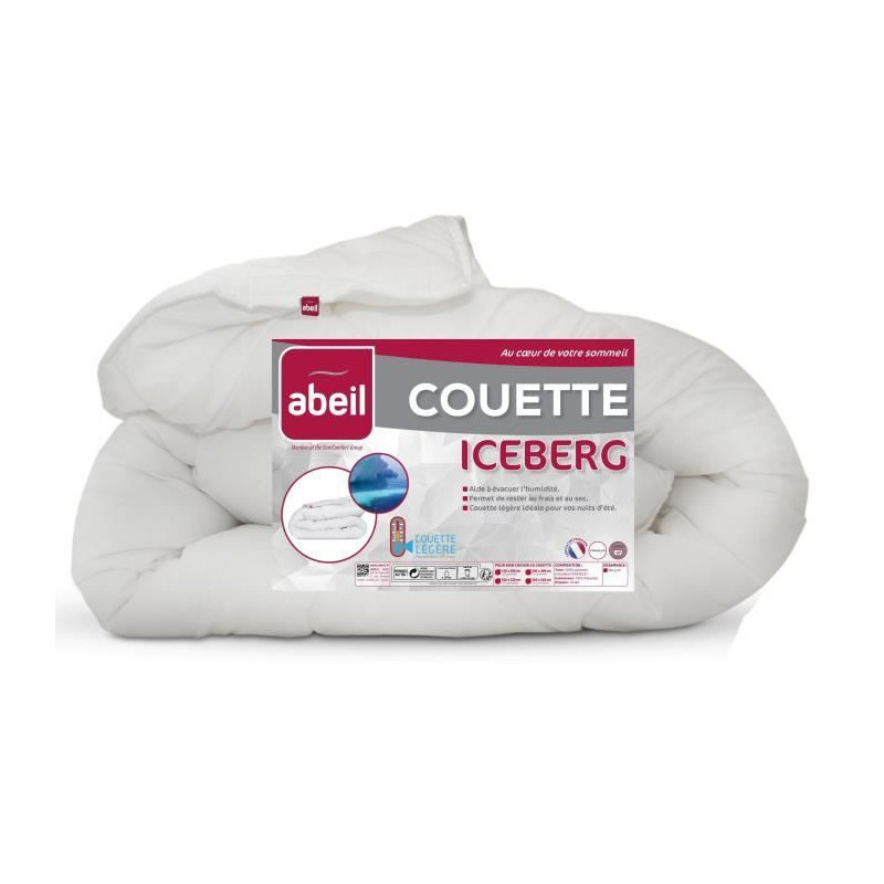 Remplissage de couette Abeil Iceberg Blanc Léger 200 g/m² 220 x 240 cm