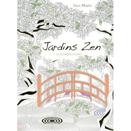 Jardins zen - 60 dessins à colorier