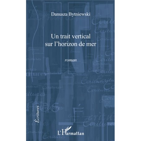 Un trait vertical sur l'horizon de mer