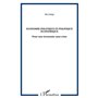 Economie politique et politique économique