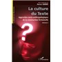 La culture du Texte