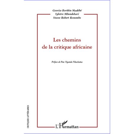 Les chemins de la critique africaine
