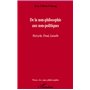 De la non-philosophie aux non-politiques