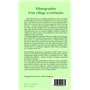 Ethnographie d'un village si ordinaire