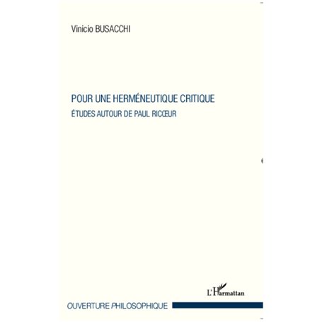 Pour une herméneutique critique