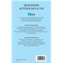 Questions autour de la vie