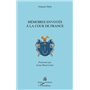 Mémoires envoyés à la cour de France