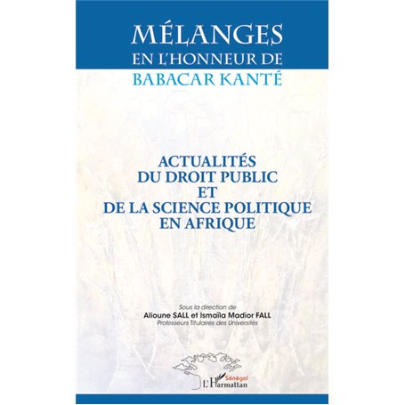 Mélanges en l'honneur de Babacar Kanté