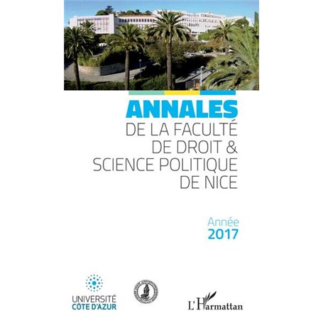 Annales de la faculté de droit et science politique de Nice