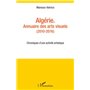 Algérie. Annuaire des arts visuels (2010-2016)