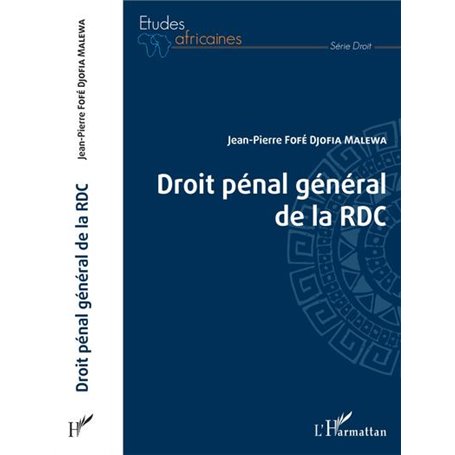 Droit pénal général de la RDC