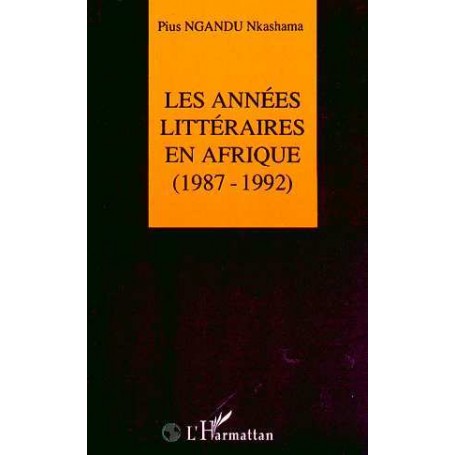 Les années littéraires en Afrique (1987-1992)