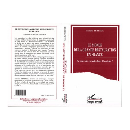 Le monde de la grande restauration en France