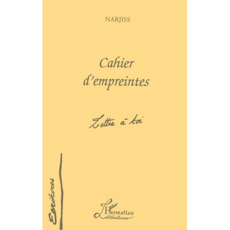 Cahier d'empreintes