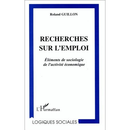 RECHERCHES SUR L'EMPLOI