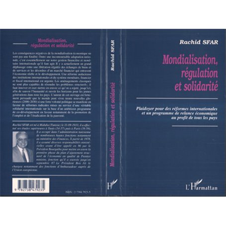 MONDIALISATION REGULATON ET SOLIDARITE