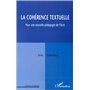 LA COHERENCE TEXTUELLE