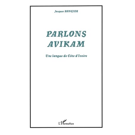 PARLONS AVIKAM