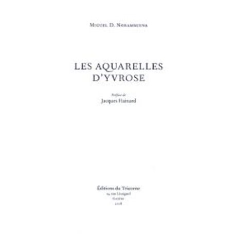 Les aquarelles d'Yvrose