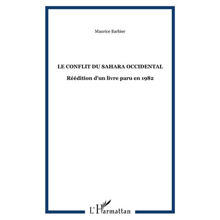 Le conflit du Sahara occidental