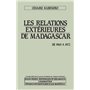 Relations extérieures de Madagascar, de 1960 à 1972