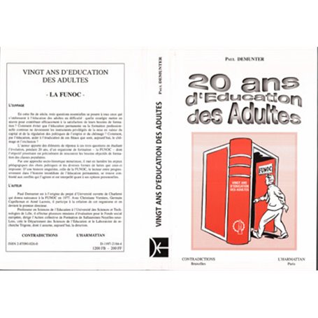 VINGT ANS D'EDUCATION DES ADULTES