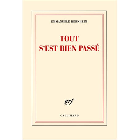 Tout s'est bien passé